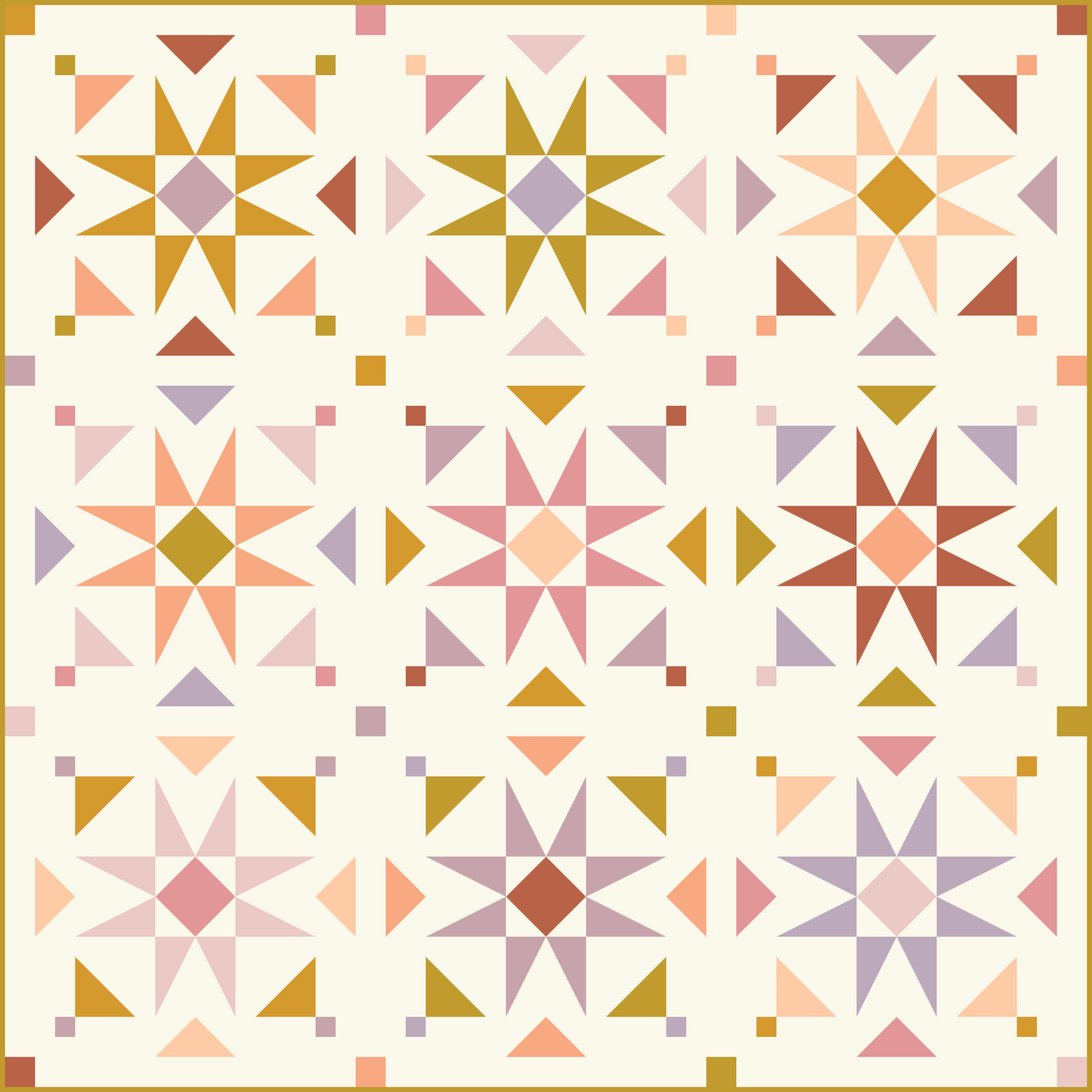 quilt kit | loandbehold stitchery | mosaic star