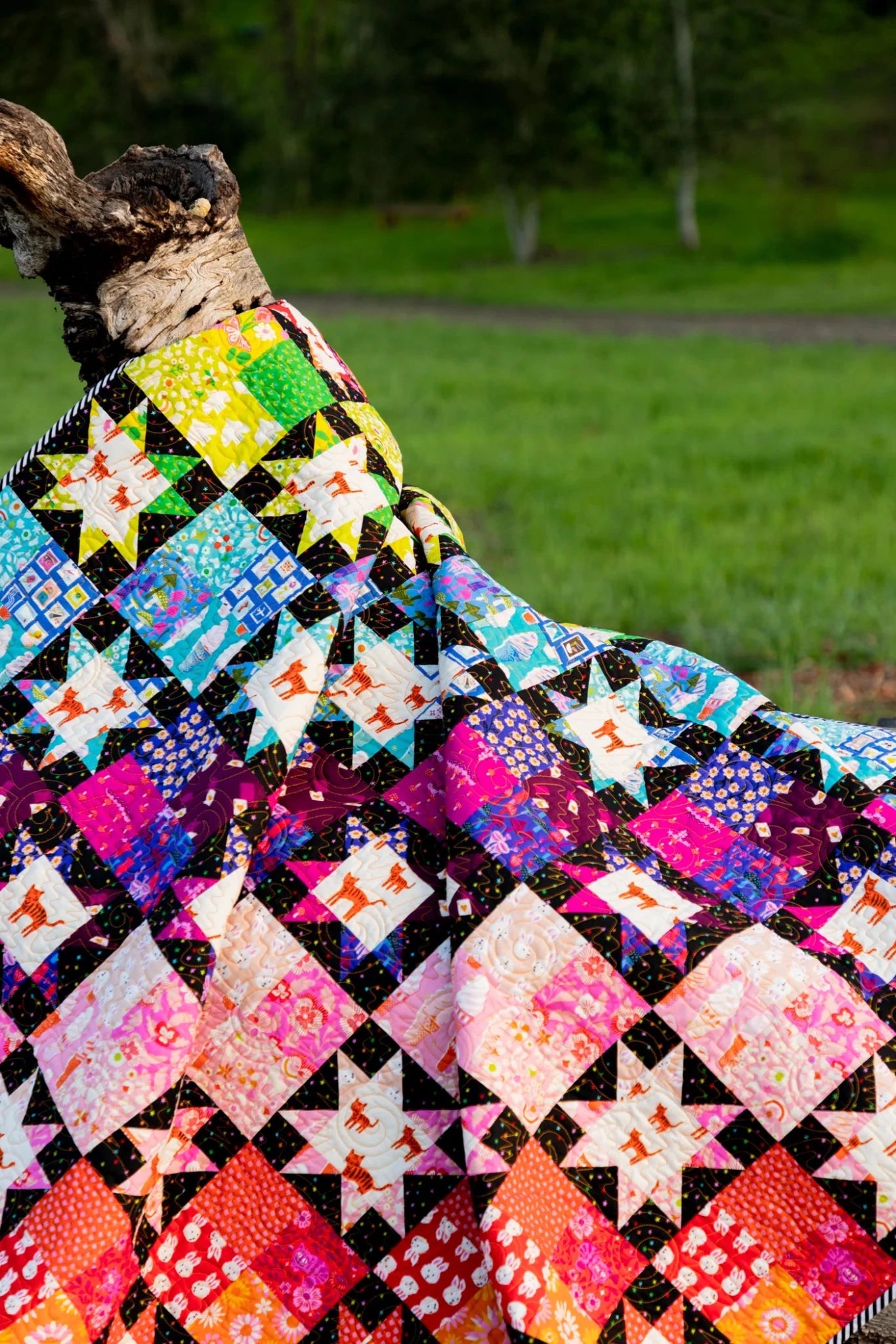 Projektvorschlag 2 | Fussy Cat Quilt - floydthefox