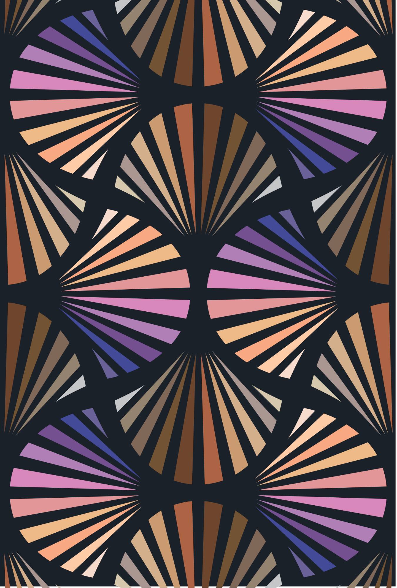 quiltkit | deco glam quilt | gingerly quilts | radiant spectrum - floydthefox