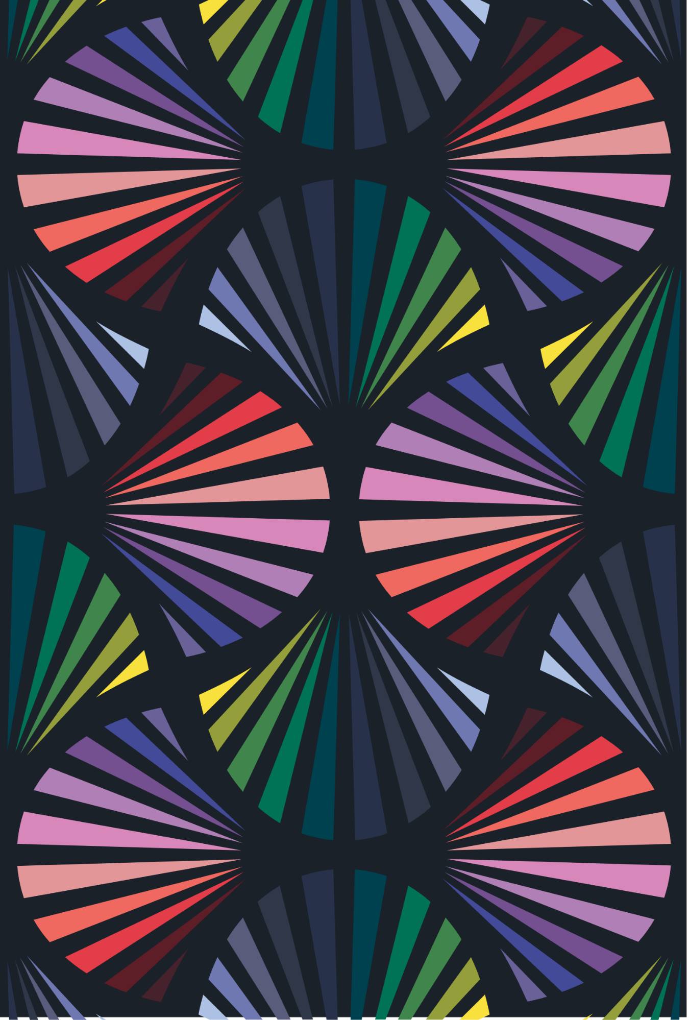 quiltkit | deco glam quilt | gingerly quilts | radiant spectrum - floydthefox