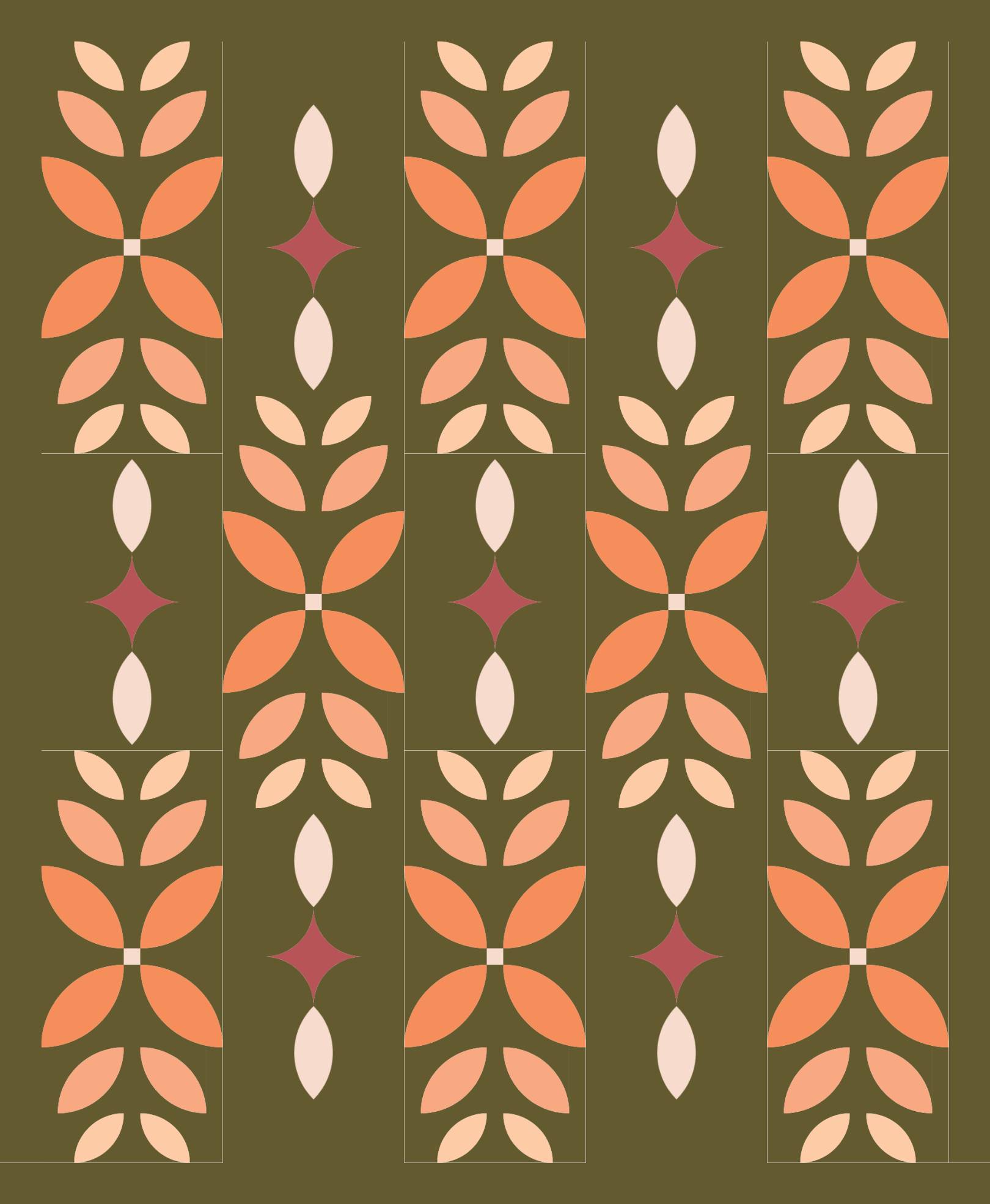 quiltkit | heck.yes.sew.co | flora fields | garden glory - floydthefox