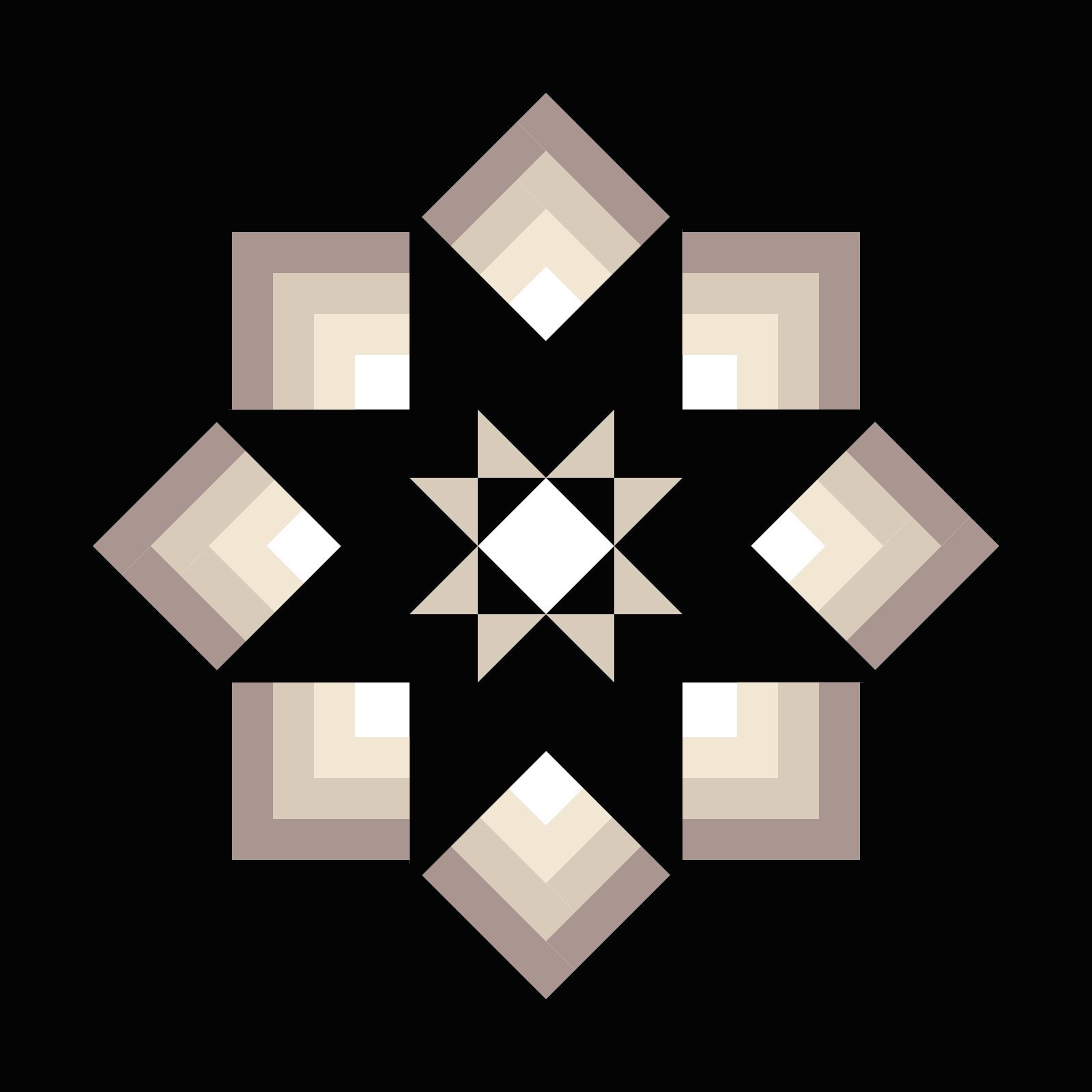 quiltkit | heck.yes.sew.co | northerly | 4 color shadow - floydthefox