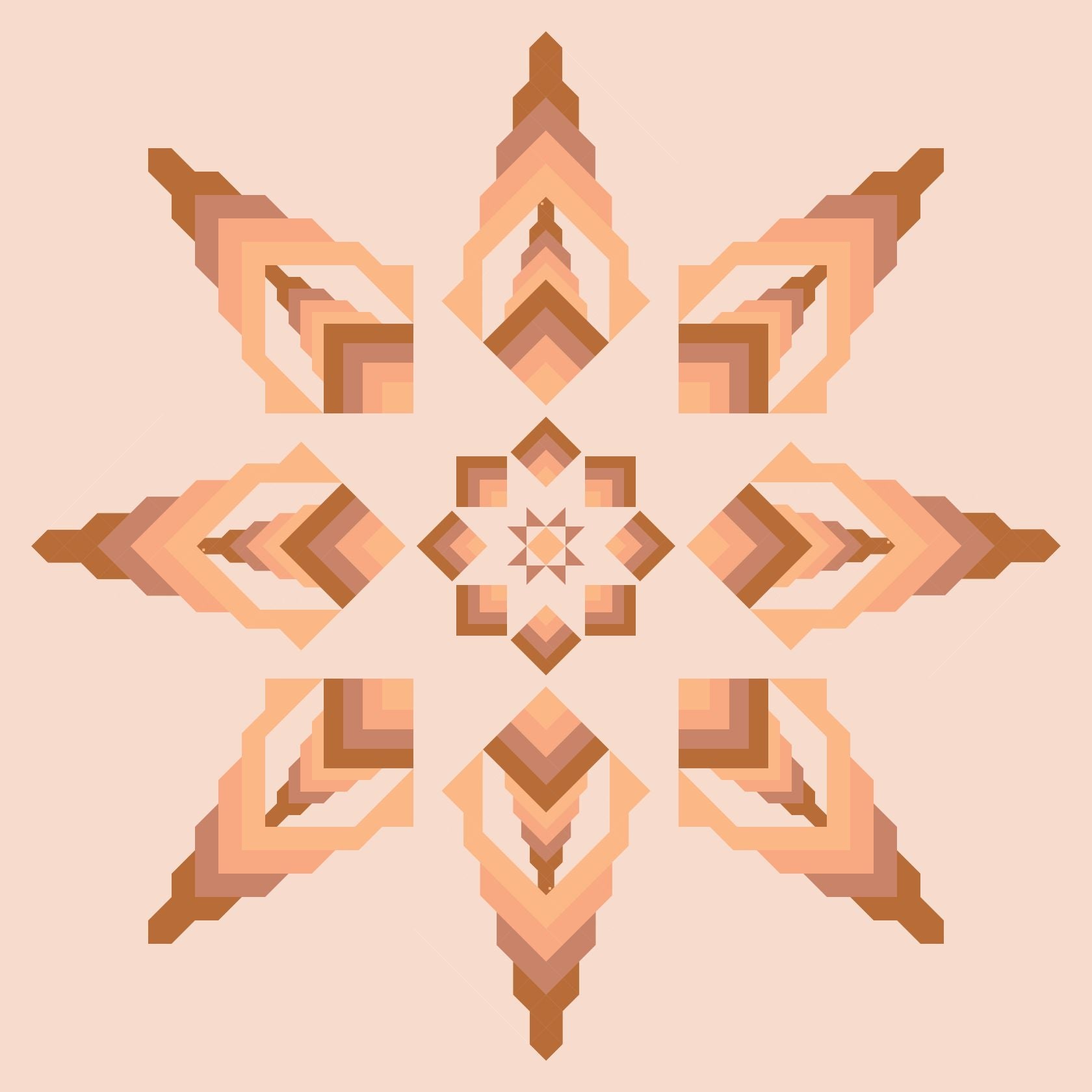 quiltkit | heck.yes.sew.co | northerly | 4 color warm glow - floydthefox