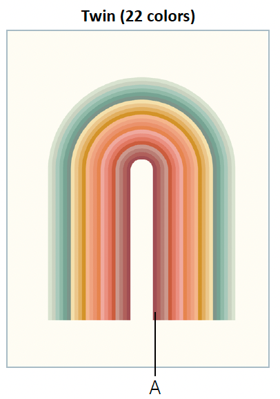 quiltkit | heck.yes.sew.co | rainbow hues | cover versionen - floydthefox