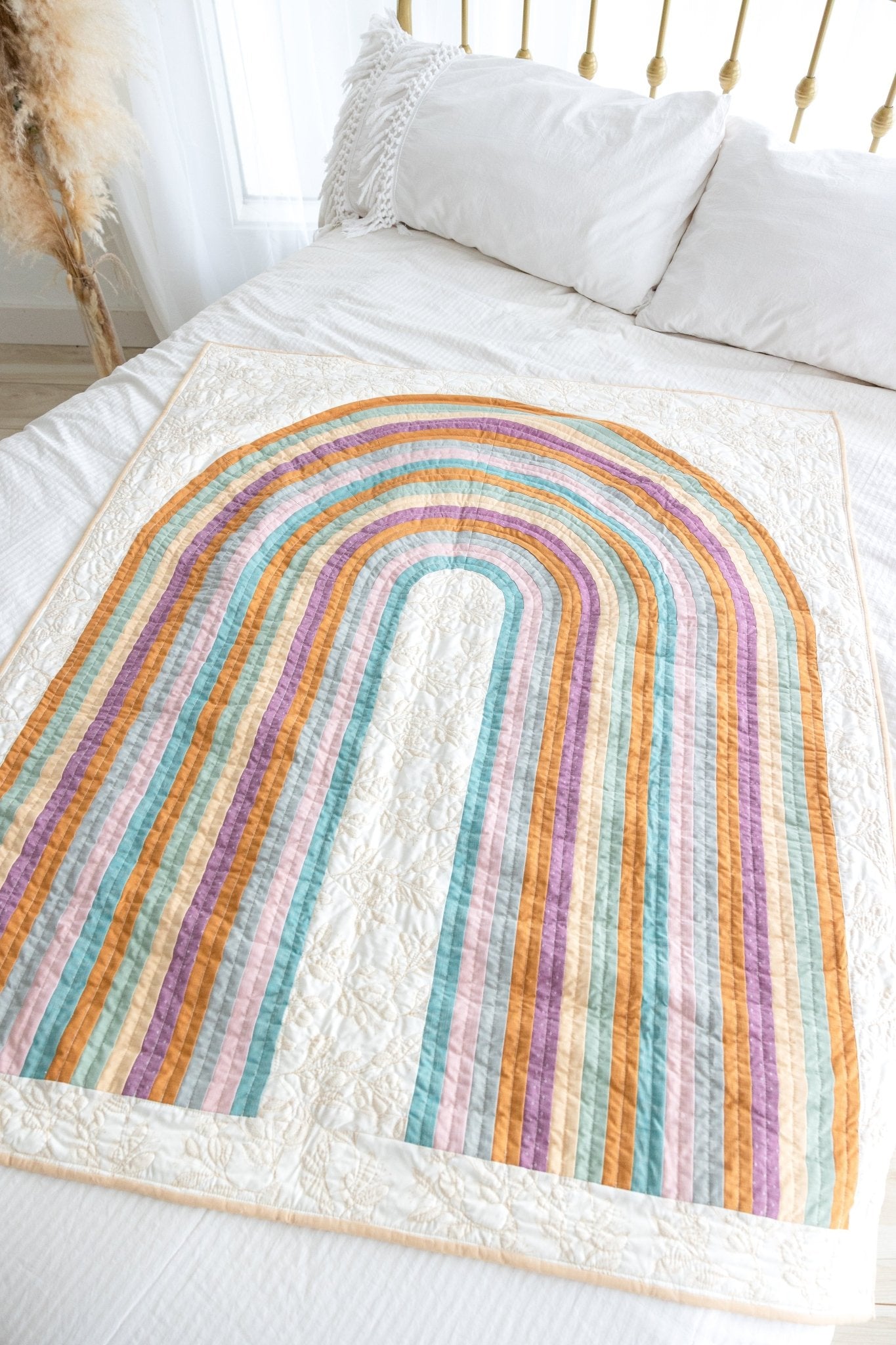 quiltkit | heck.yes.sew.co | rainbow hues | cover versionen - floydthefox