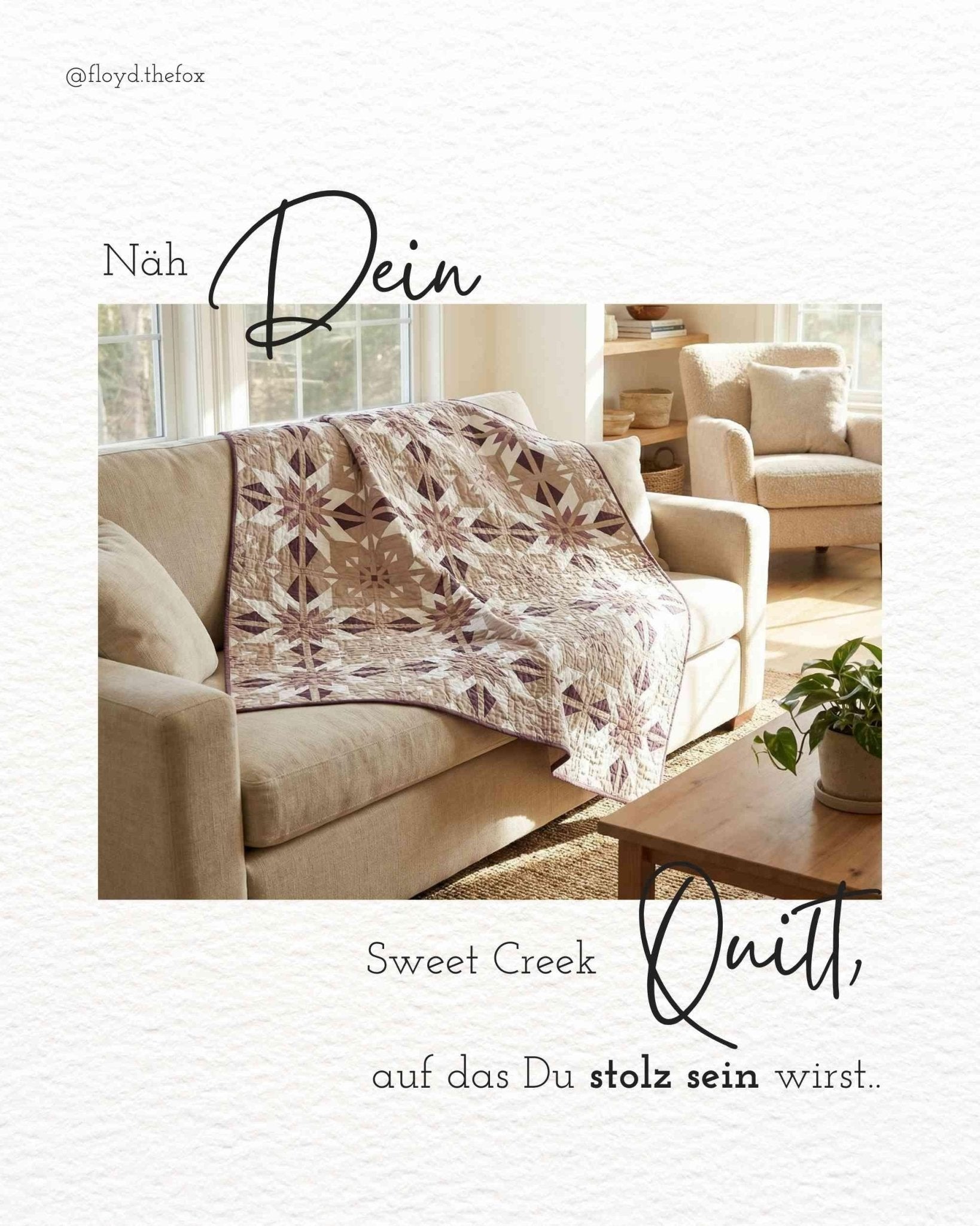 quiltkit | heck.yes.sew.co | sweet creek | twin sweet fig - floydthefox