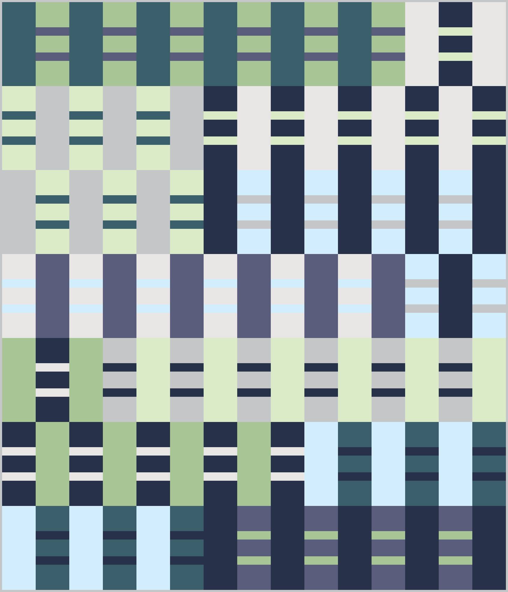 quiltkit | lo and behold stitchery | chalkidiki pine - floydthefox