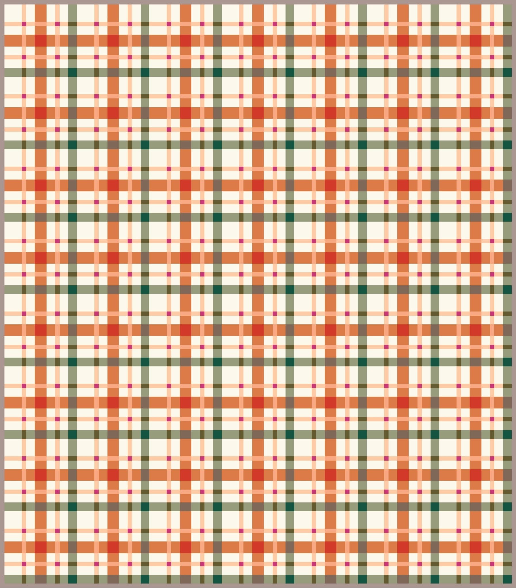 quiltkit | lo and behold stitchery | petit plaid | giulias christmas - floydthefox