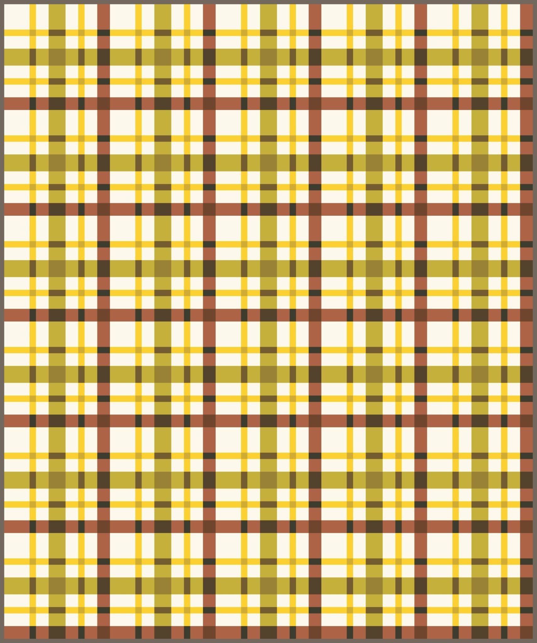 quiltkit | lo and behold stitchery | petit plaid | olive oil - floydthefox