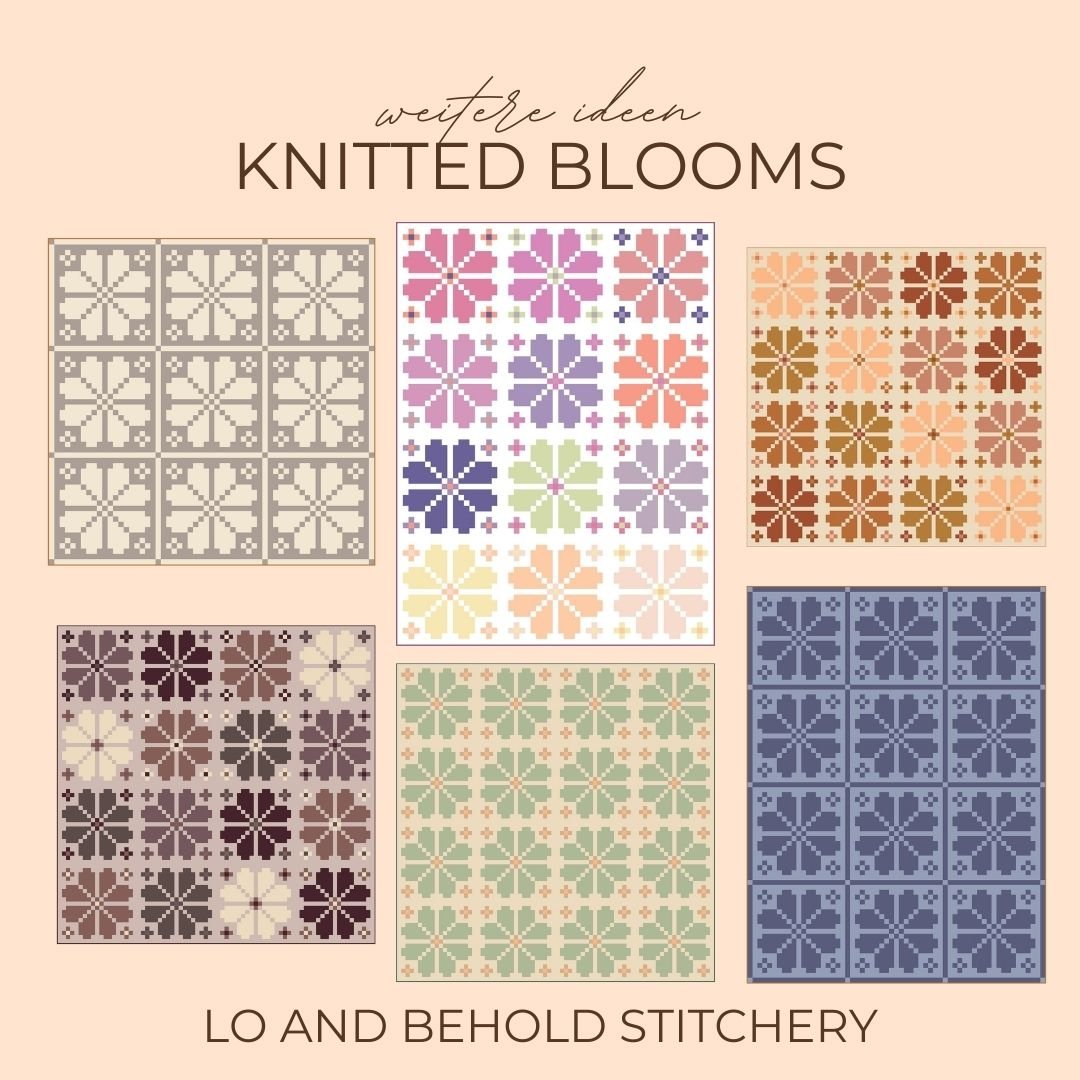 quiltkit | loandbehold | knitted blooms - floydthefox