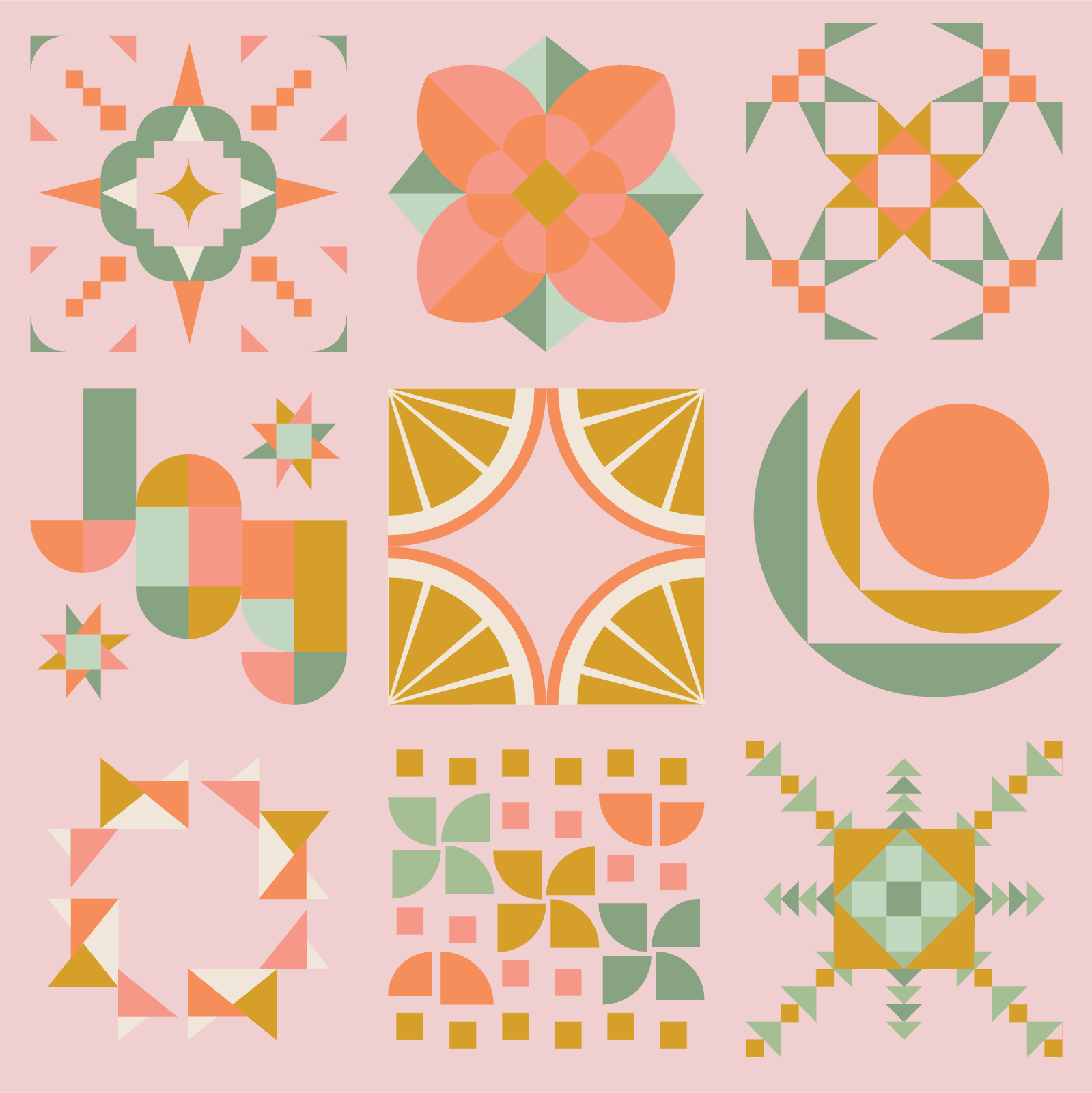 quiltkit | solstice sampler 2025 | art gallery edition - floydthefox