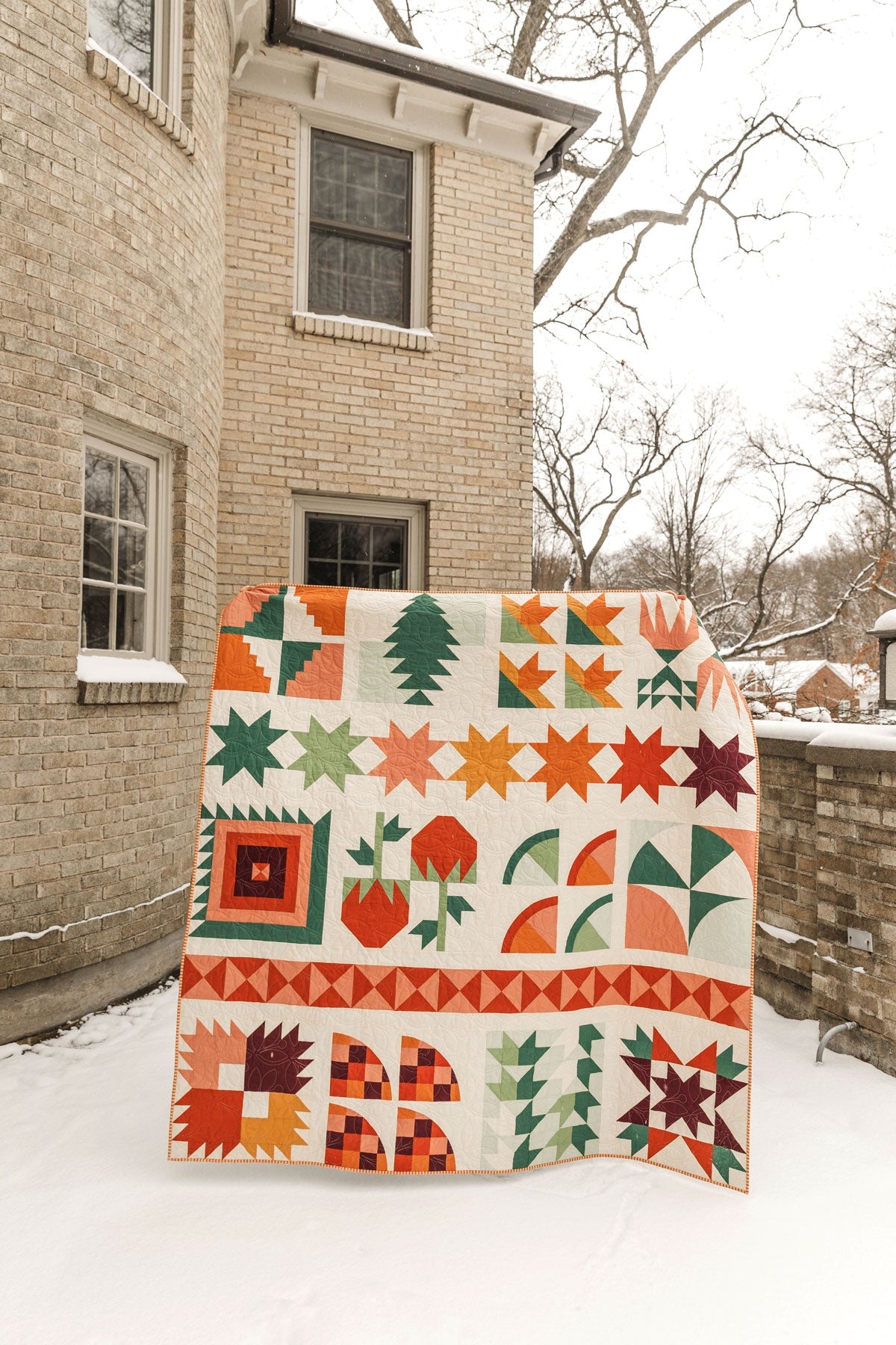 quiltkit | suzy quilts | botanical BOM 2025 - floydthefox