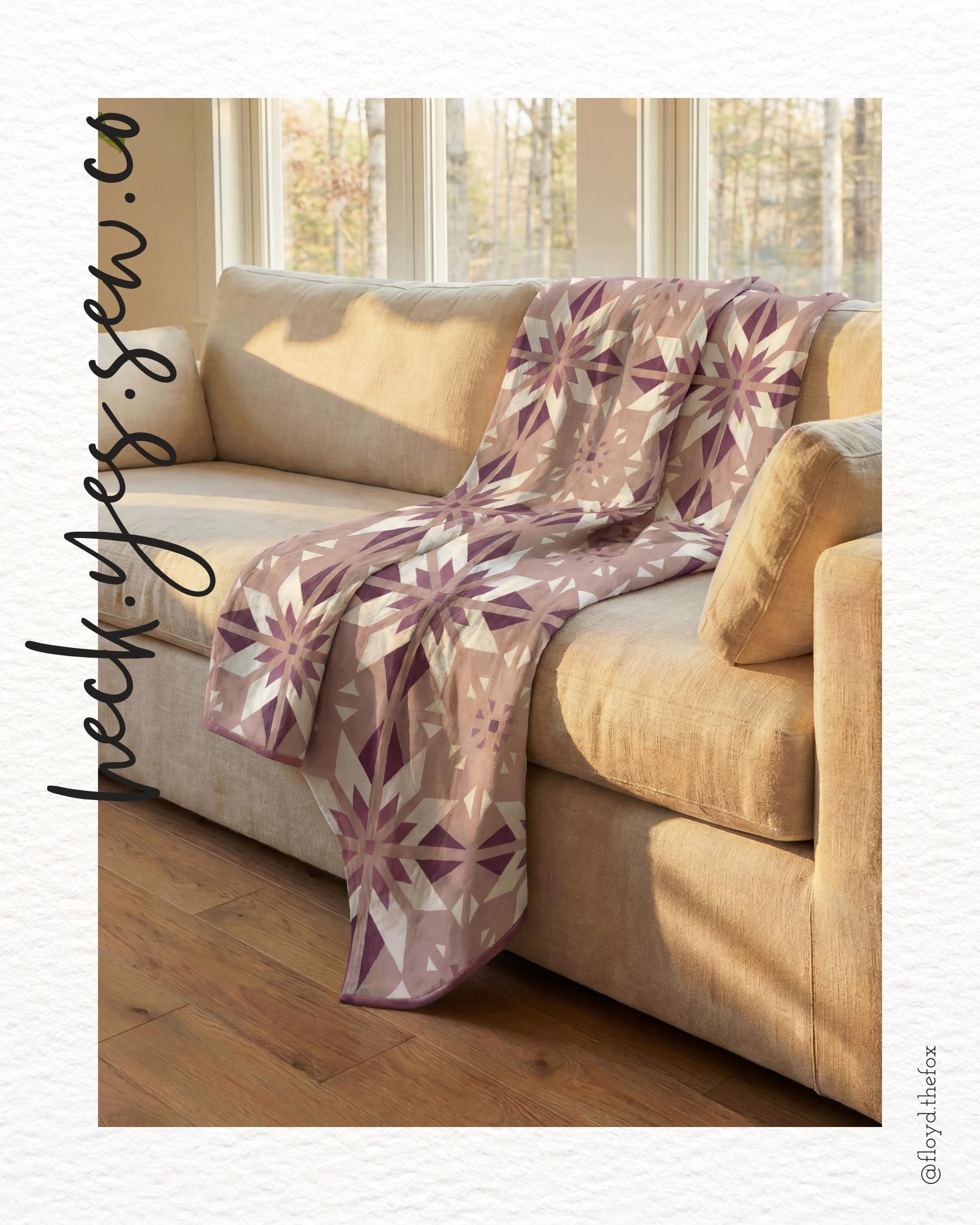 quiltkit | heck.yes.sew.co | sweet creek | twin sweet fig