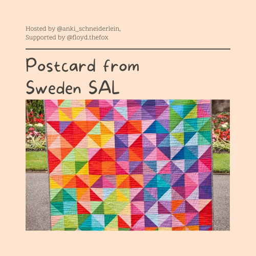 quiltkit | postcard form sweden | bold