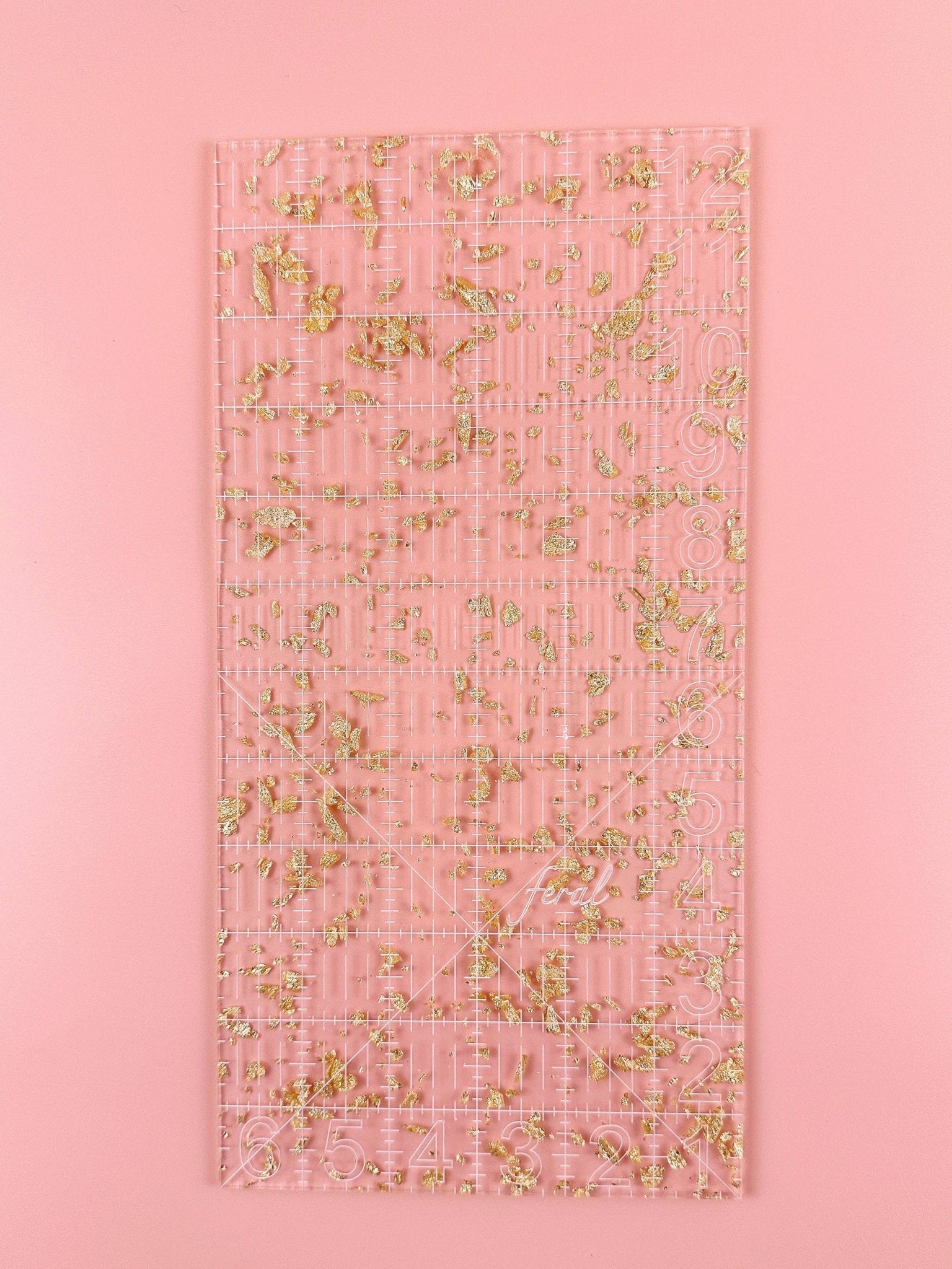 quiltlineal | feral notions | 6" x 12" - floydthefox