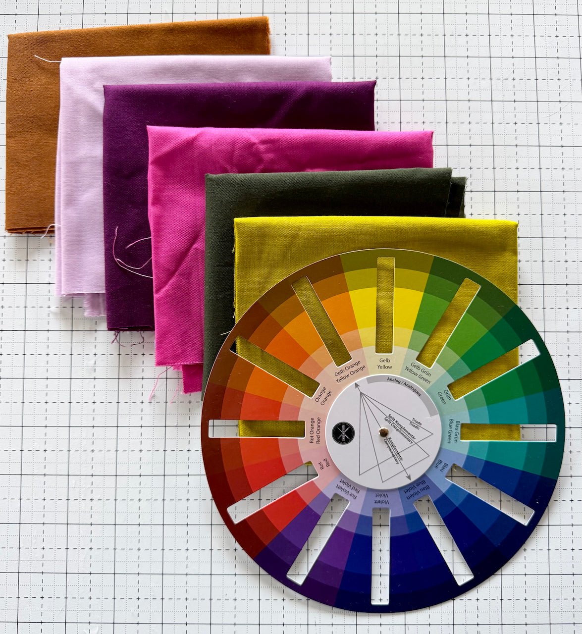 quiltwerke farbrad | quilter's colour wheel - floydthefox