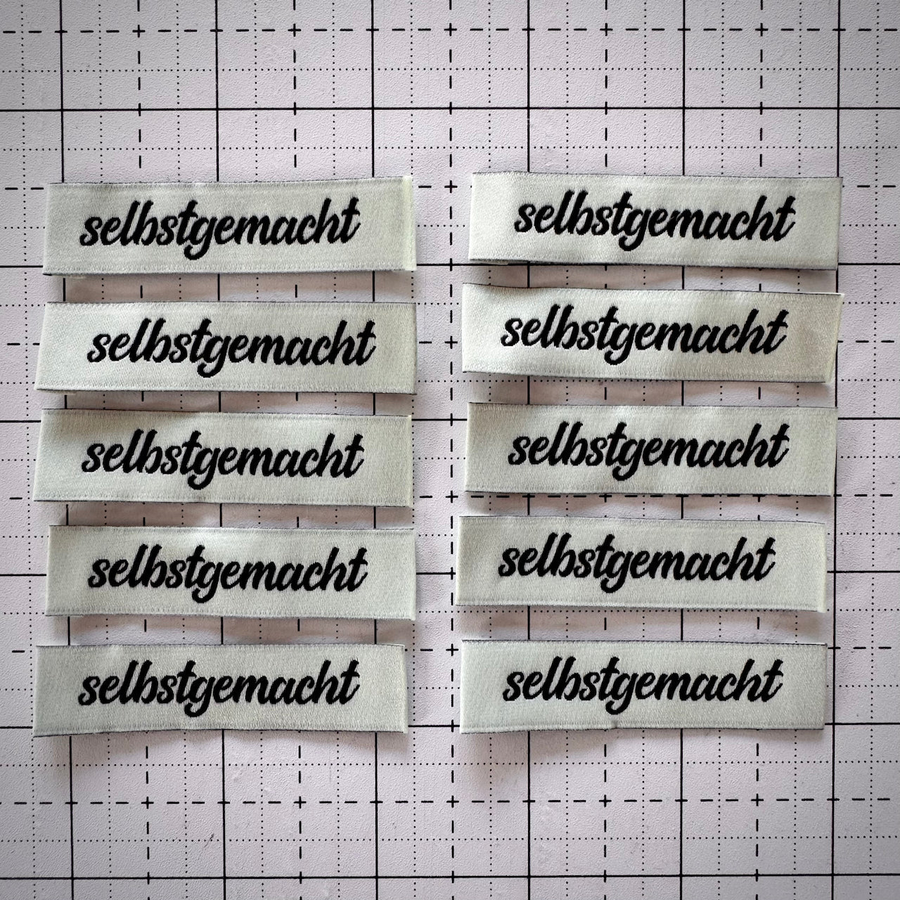 quiltwerke weblabel | special edition 1/2026 | label selbstgemacht grün - floydthefox