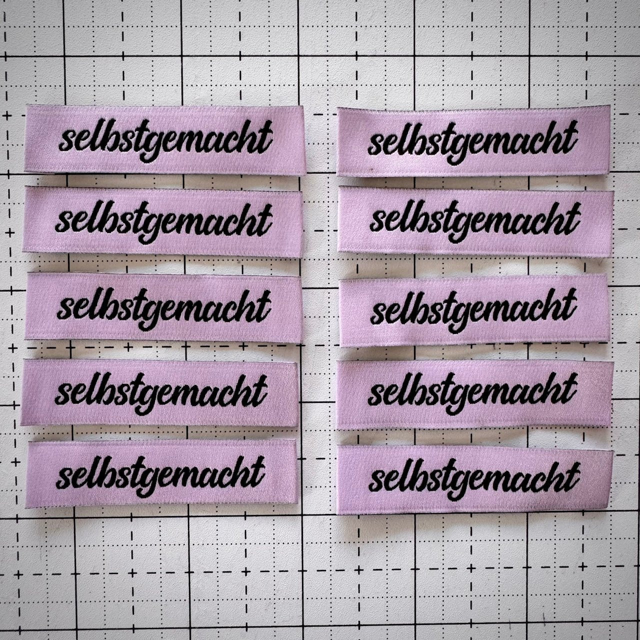 quiltwerke weblabel | special edition 1/2026 | label selbstgemacht pink - floydthefox