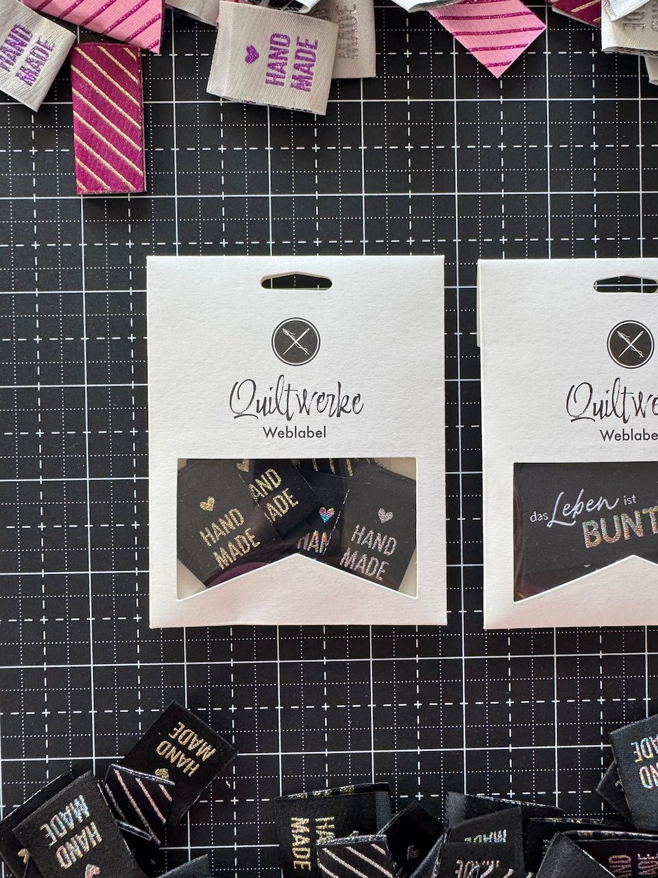 quiltwerke weblabel | special edition 2/2025 | set handmade dunkel - floydthefox