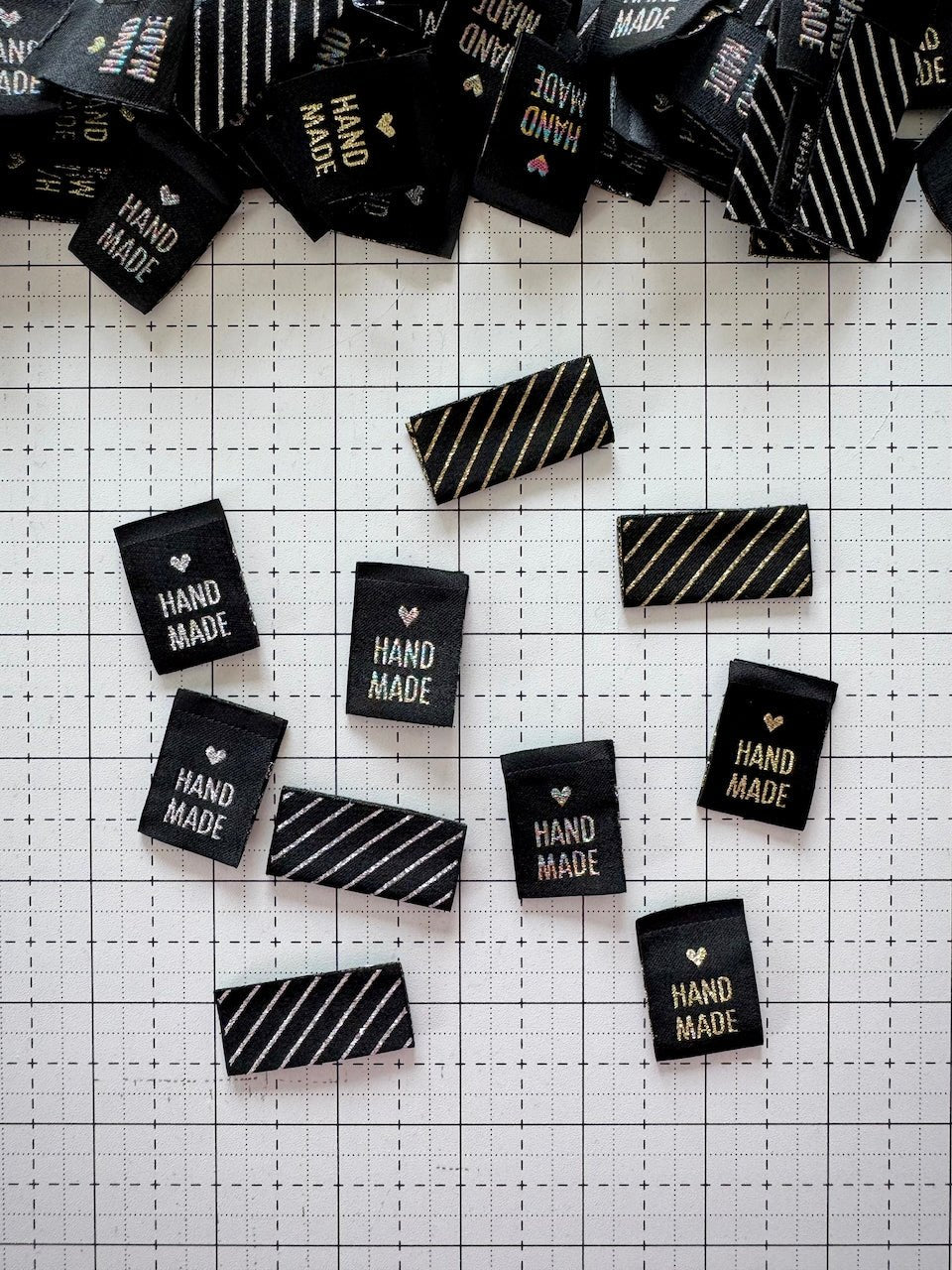 quiltwerke weblabel | special edition 2/2025 | set handmade dunkel - floydthefox