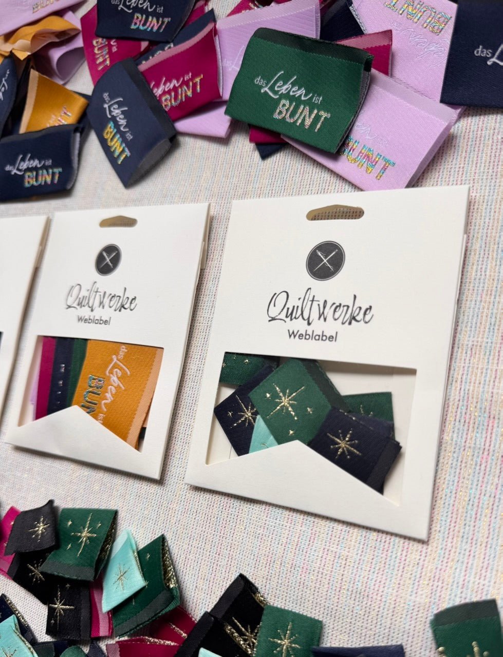 quiltwerke weblabel | special edition 2/2026 | set starry grün - floydthefox