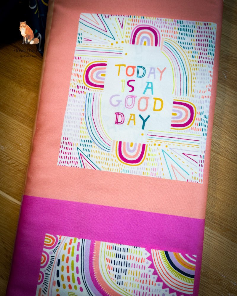 RESTSTÜCK art gallery fabrics | sunrise sunset | affirmations panel - floydthefox