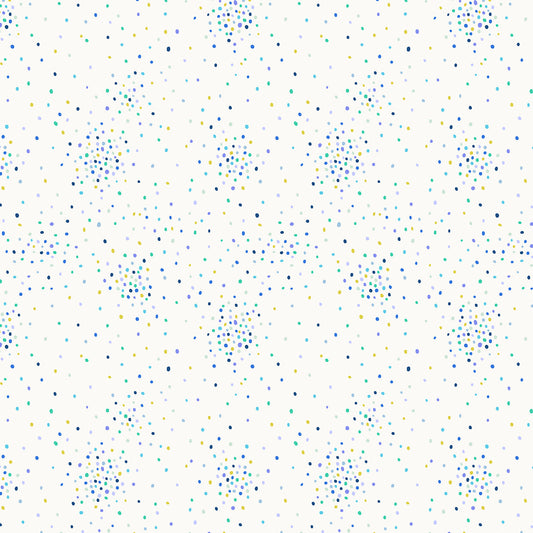 rjr fabrics | miniature minis | dapple dots party has cream