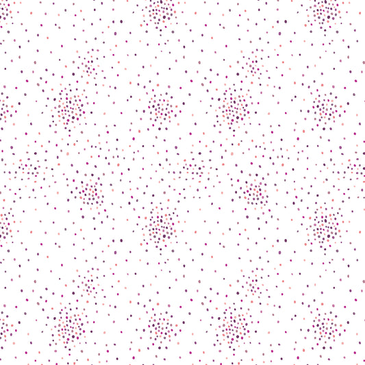 rjr fabrics | miniature minis | dapple dots purple white