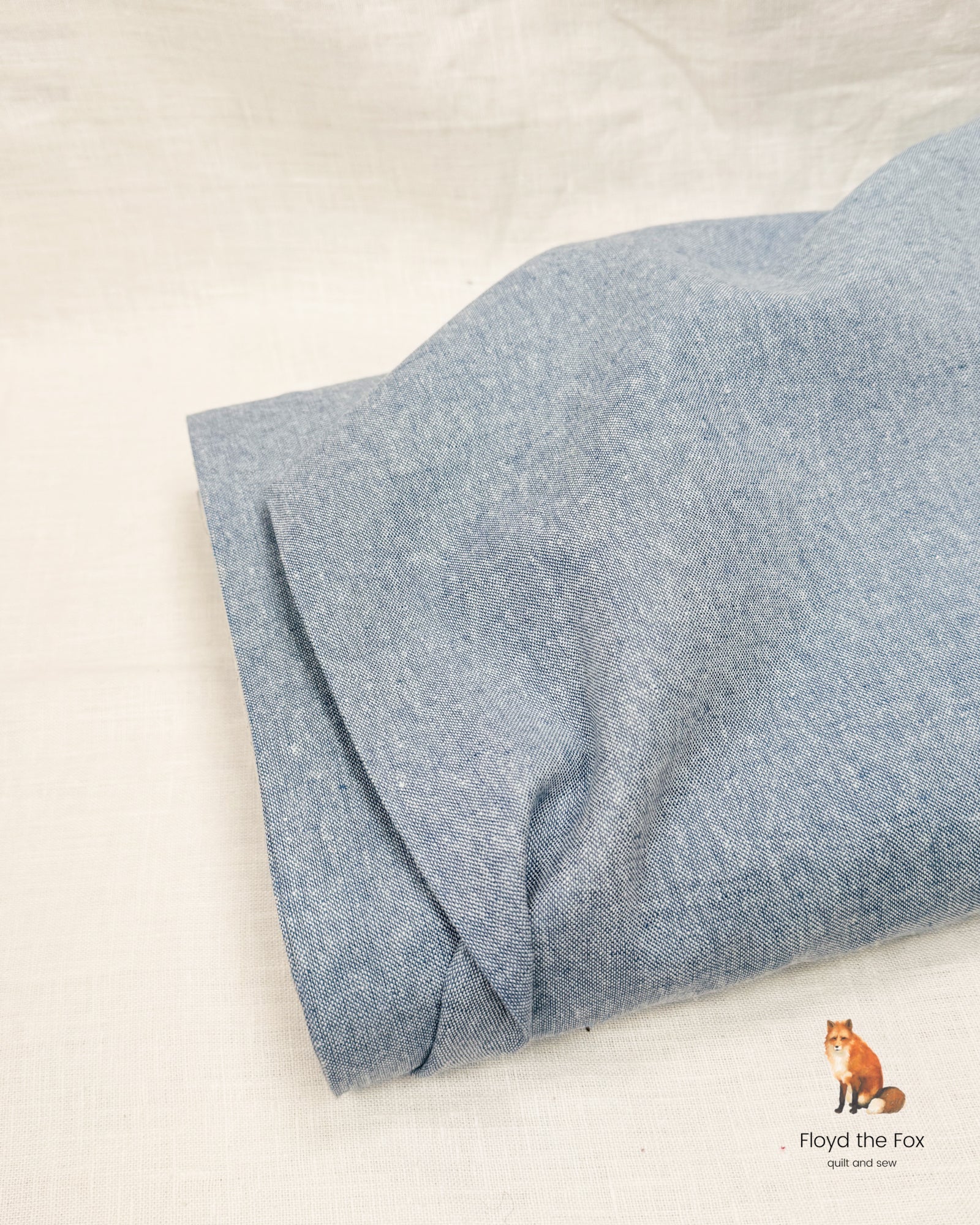 robert kaufman | essex linen yarn dyed | cadet - floydthefox