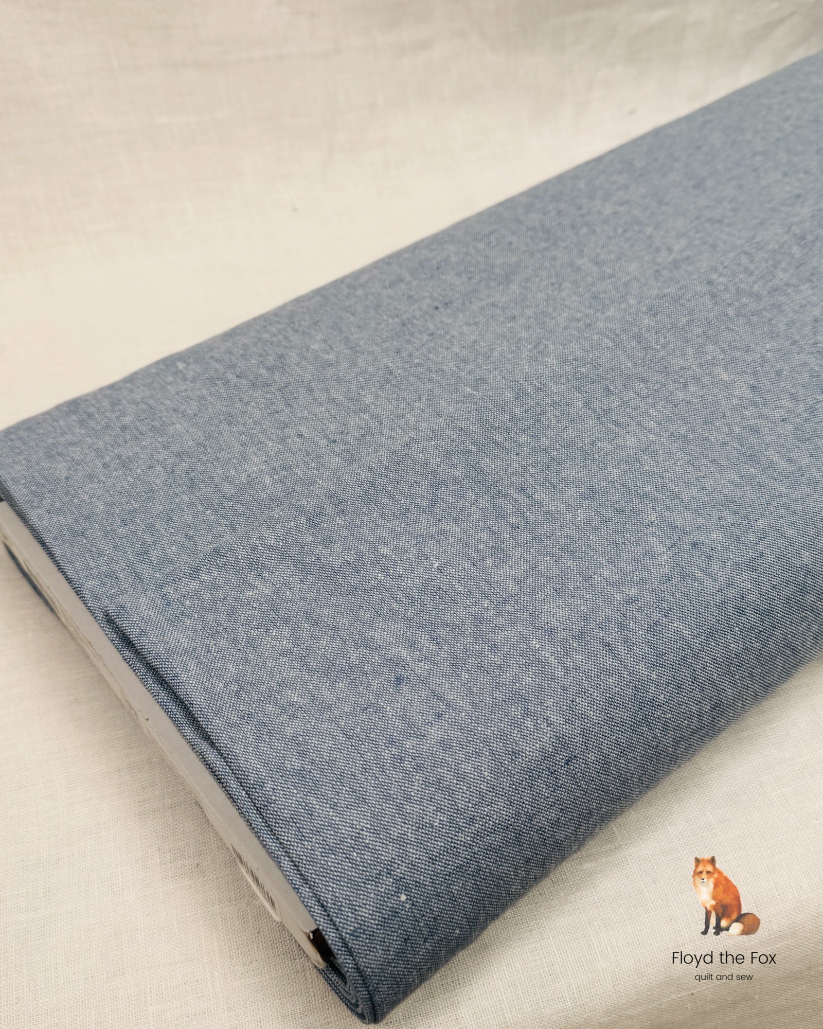 robert kaufman | essex linen yarn dyed | cadet - floydthefox