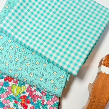 robert kaufman | patchworkstoff | fabric market | check sea mist - floydthefox