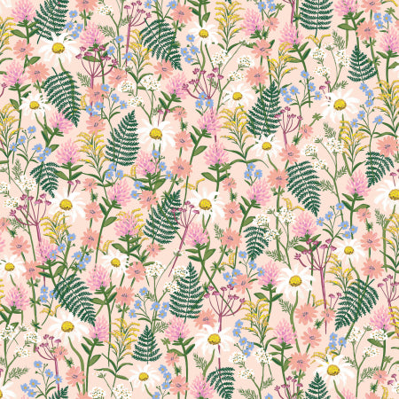 batist | rifle paper | wildwood wildflowers pale rose