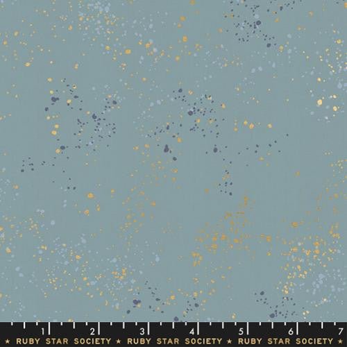 ruby star society | patchworkstoff | speckled | soft blue - floydthefox