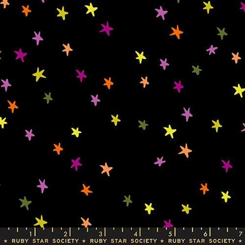 ruby star society | patchworkstoff | starry | spooky black - floydthefox
