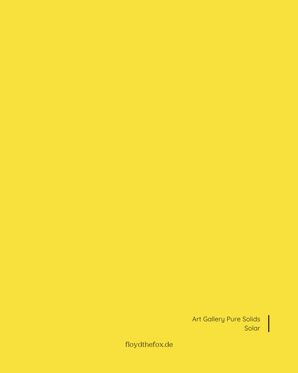 solar | art gallery PURE solids