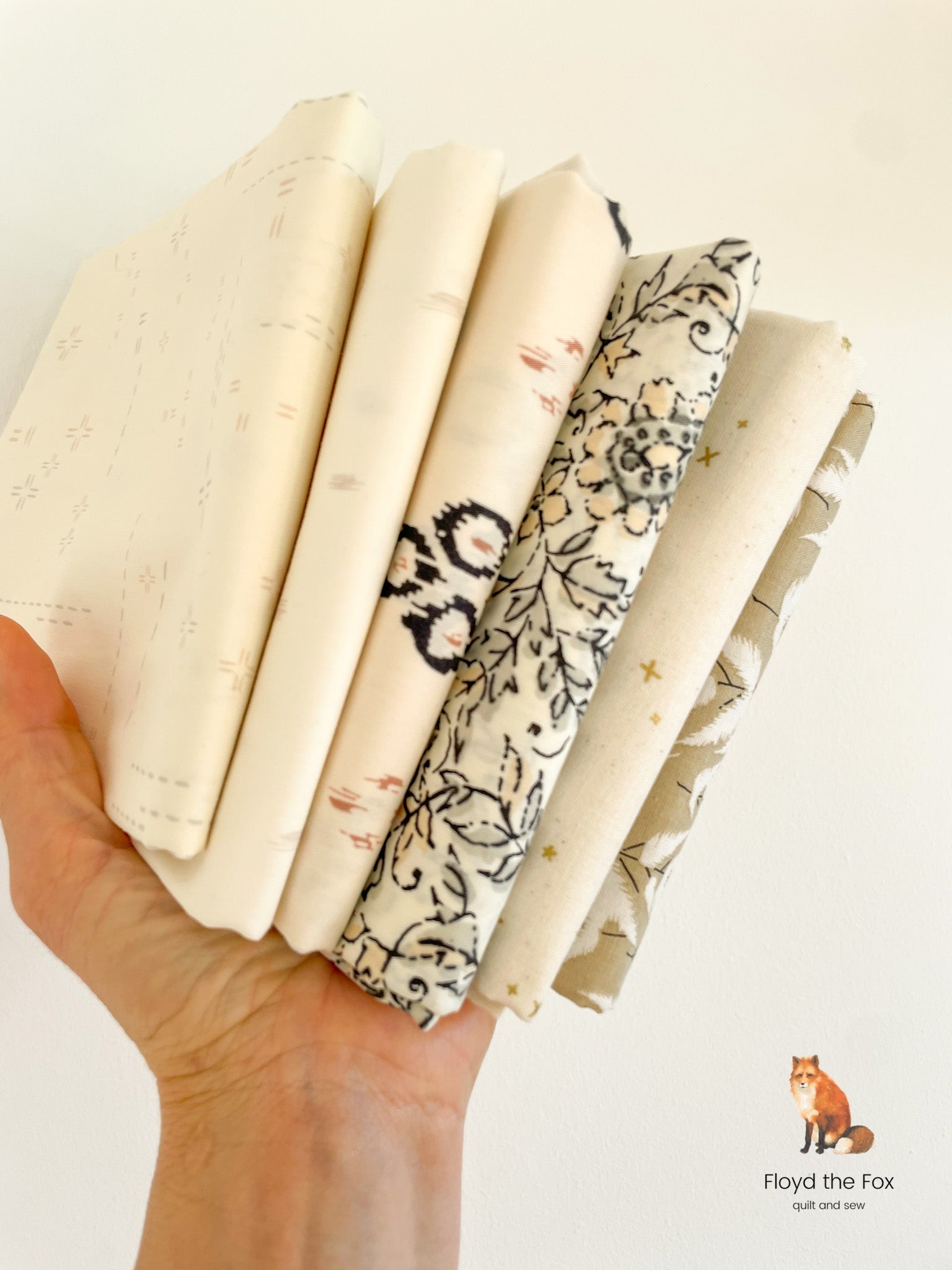 stoffpaket | buttercream | 6 - floydthefox