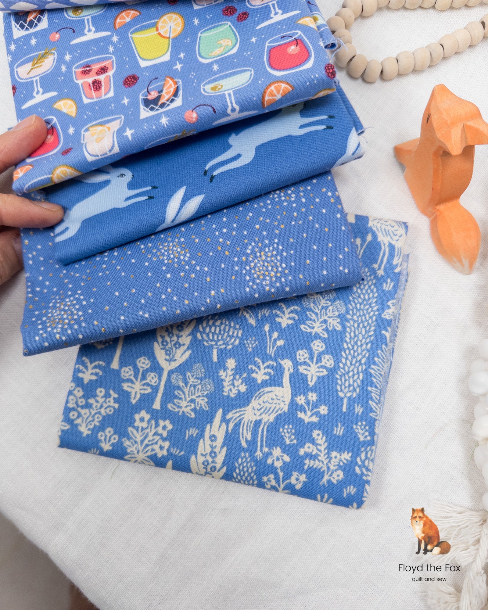 stoffpaket | collectors edition | tonal blues - floydthefox