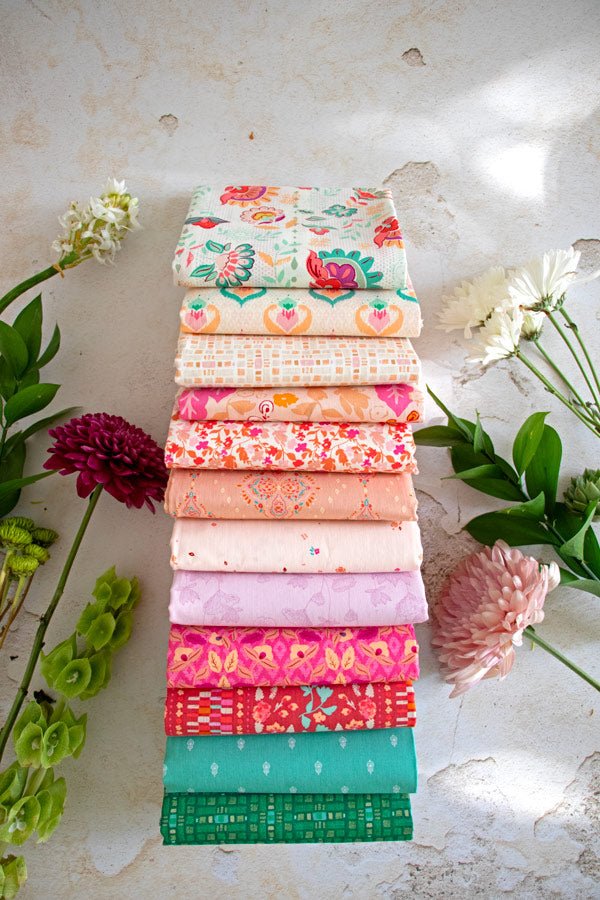 stoffpaket | fat quarter bundle | art gallery fabrics | paradise garden | 12 - floydthefox