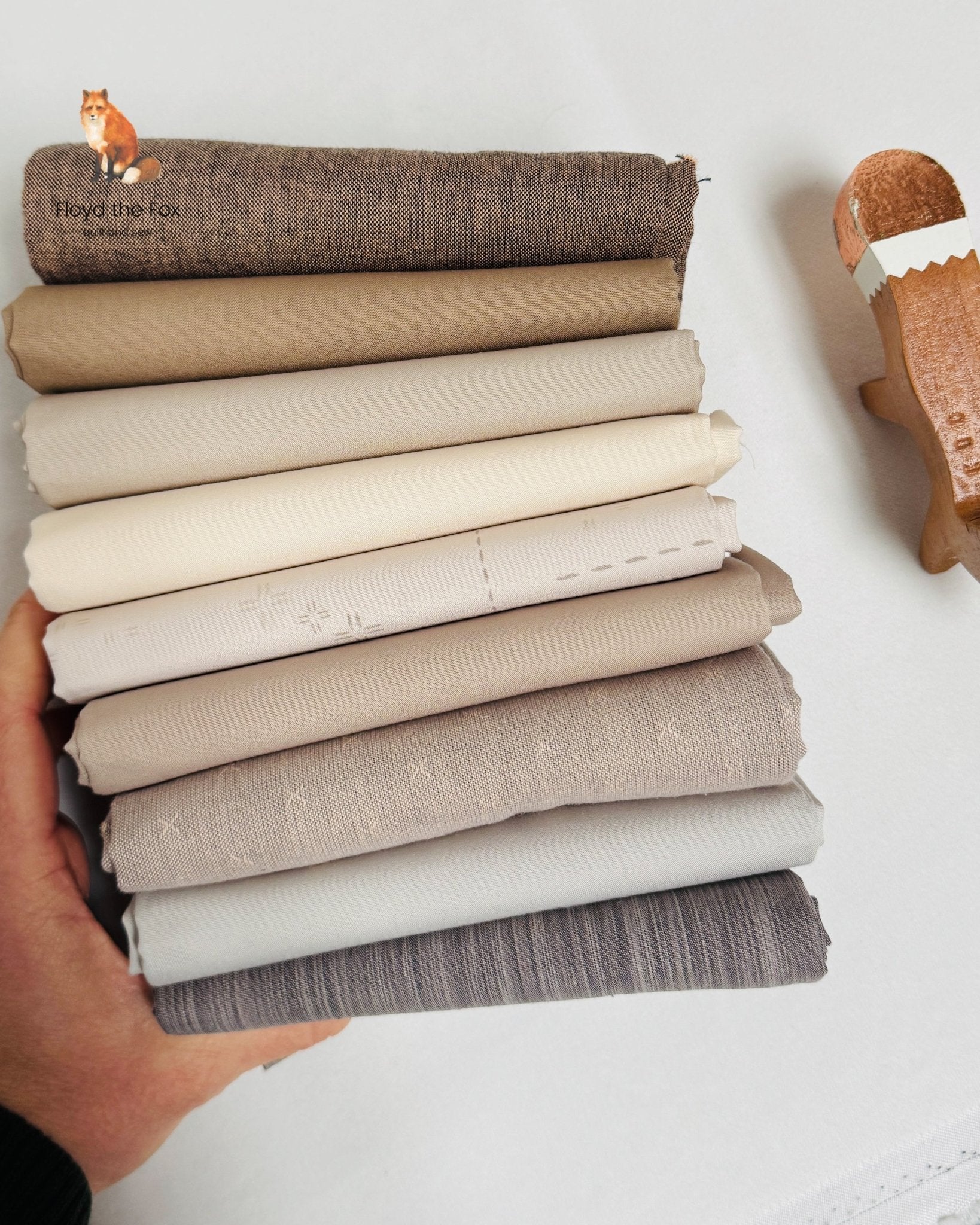 stoffpaket | mineral friends | 9 - floydthefox