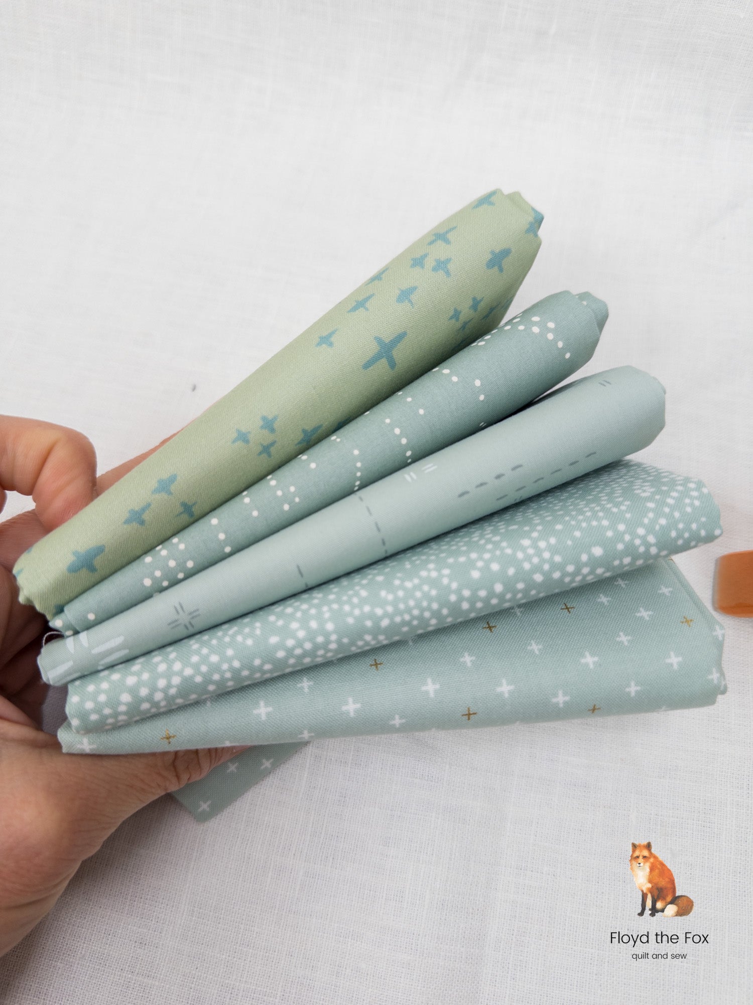 stoffpaket | monochrome | mint harmony - floydthefox