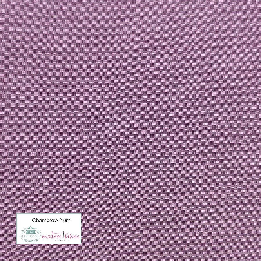 tilda | basics chambray | plum - floydthefox