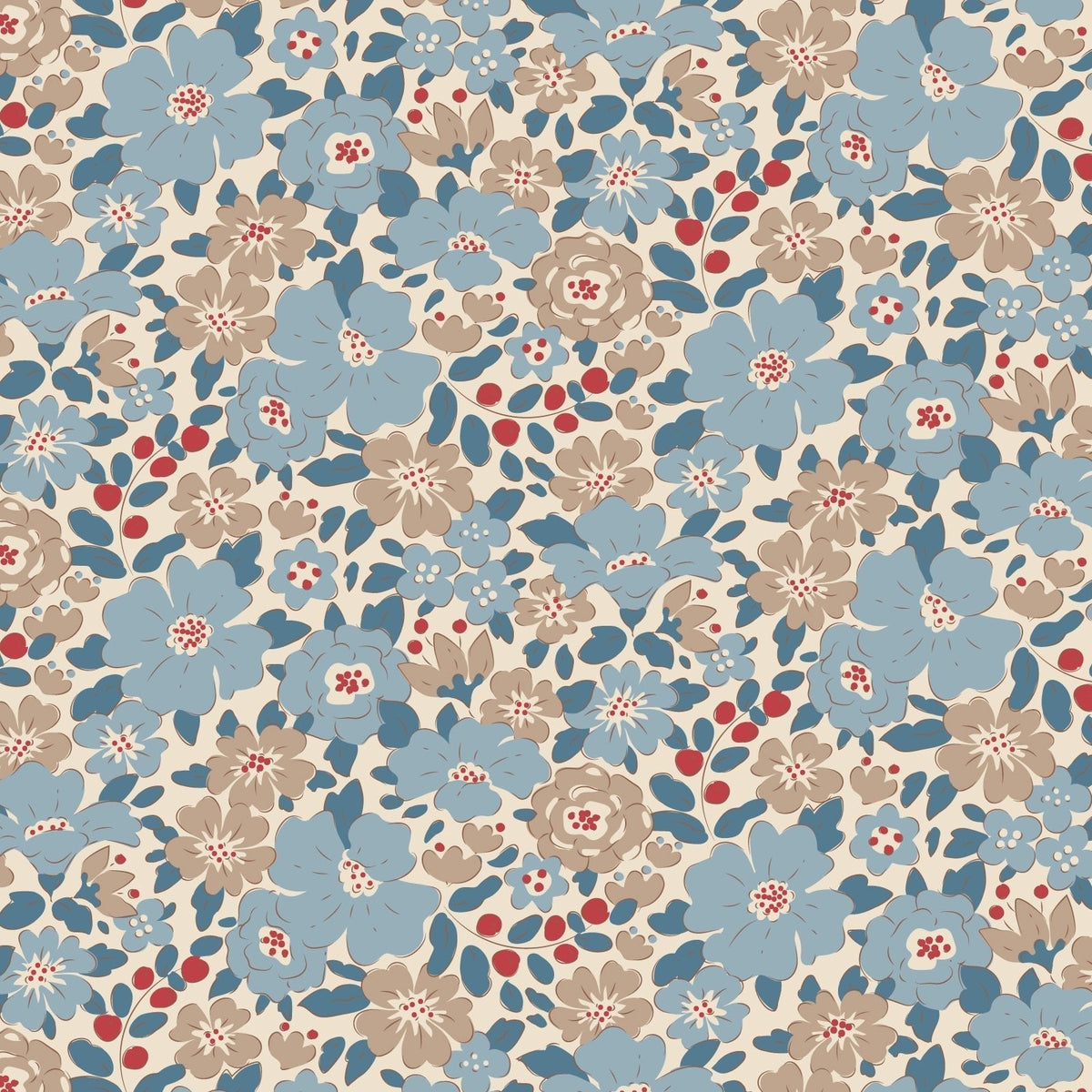 tilda | patchworkstoff | creating memories | harper blue - floydthefox