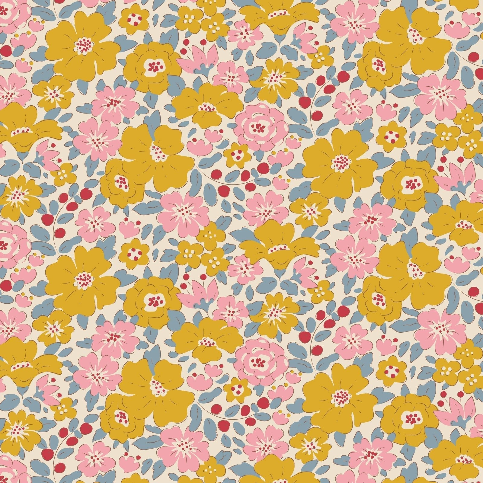 tilda | patchworkstoff | creating memories | harper yellow - floydthefox