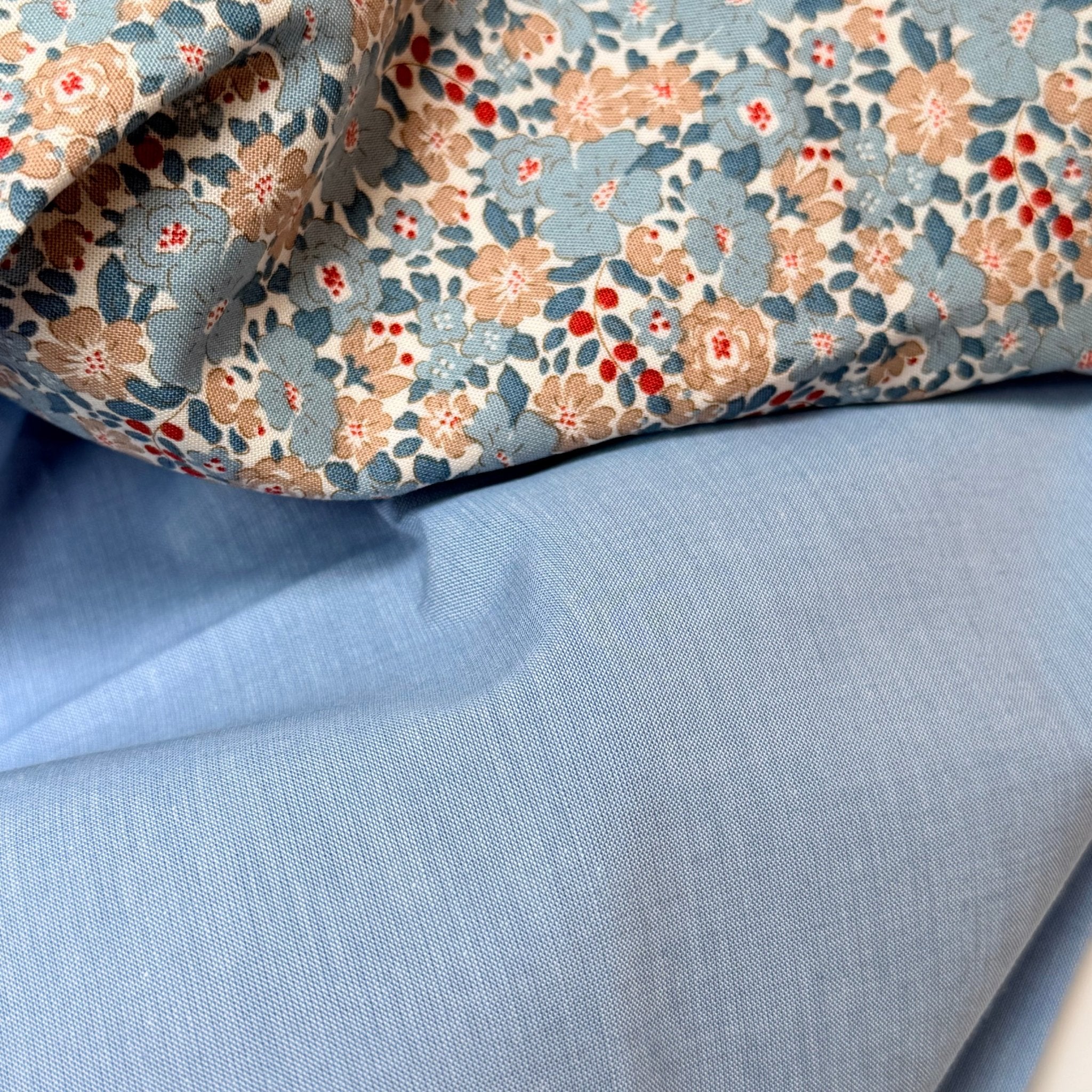 tilda | wovens | basics chambray | blue - floydthefox