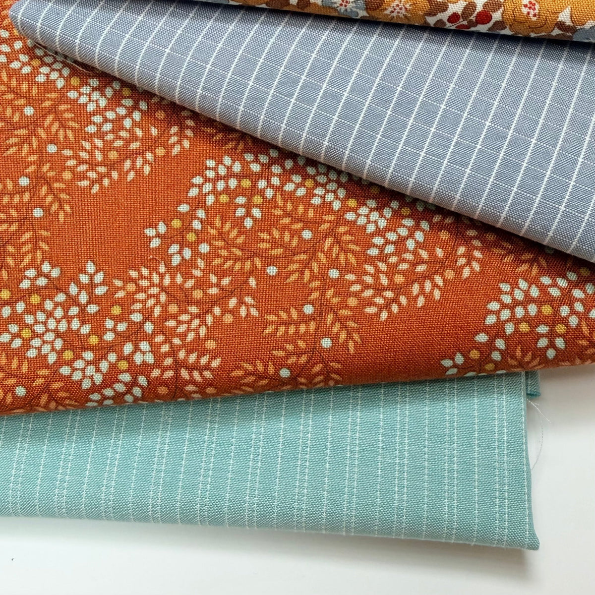 tilda | wovens | creating memories | seamstripe teal - floydthefox