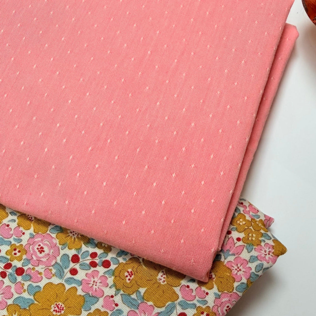 tilda | wovens | creating memories | tiny dot pink - floydthefox