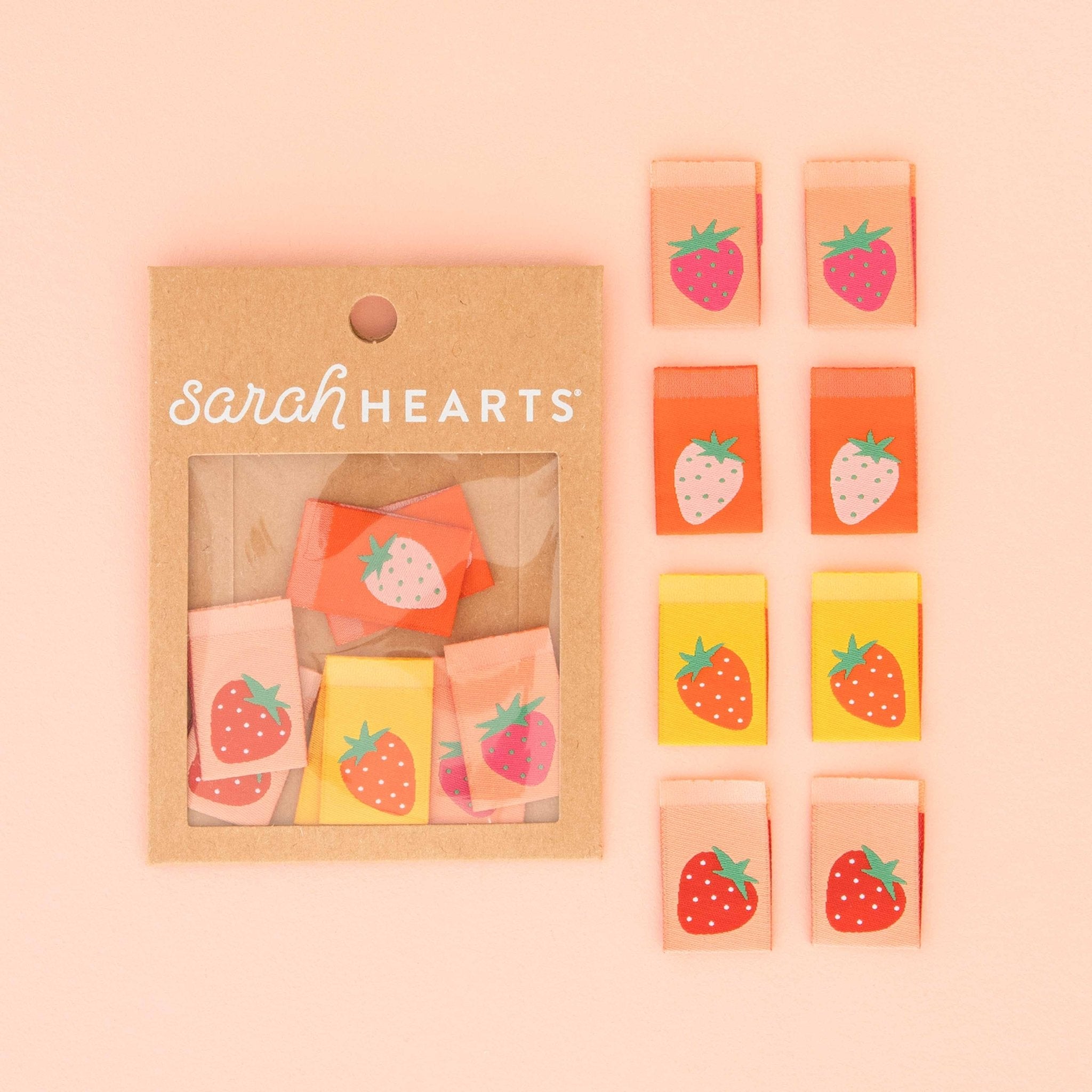 webetiketten | sarah hearts | erdbeeren - floydthefox