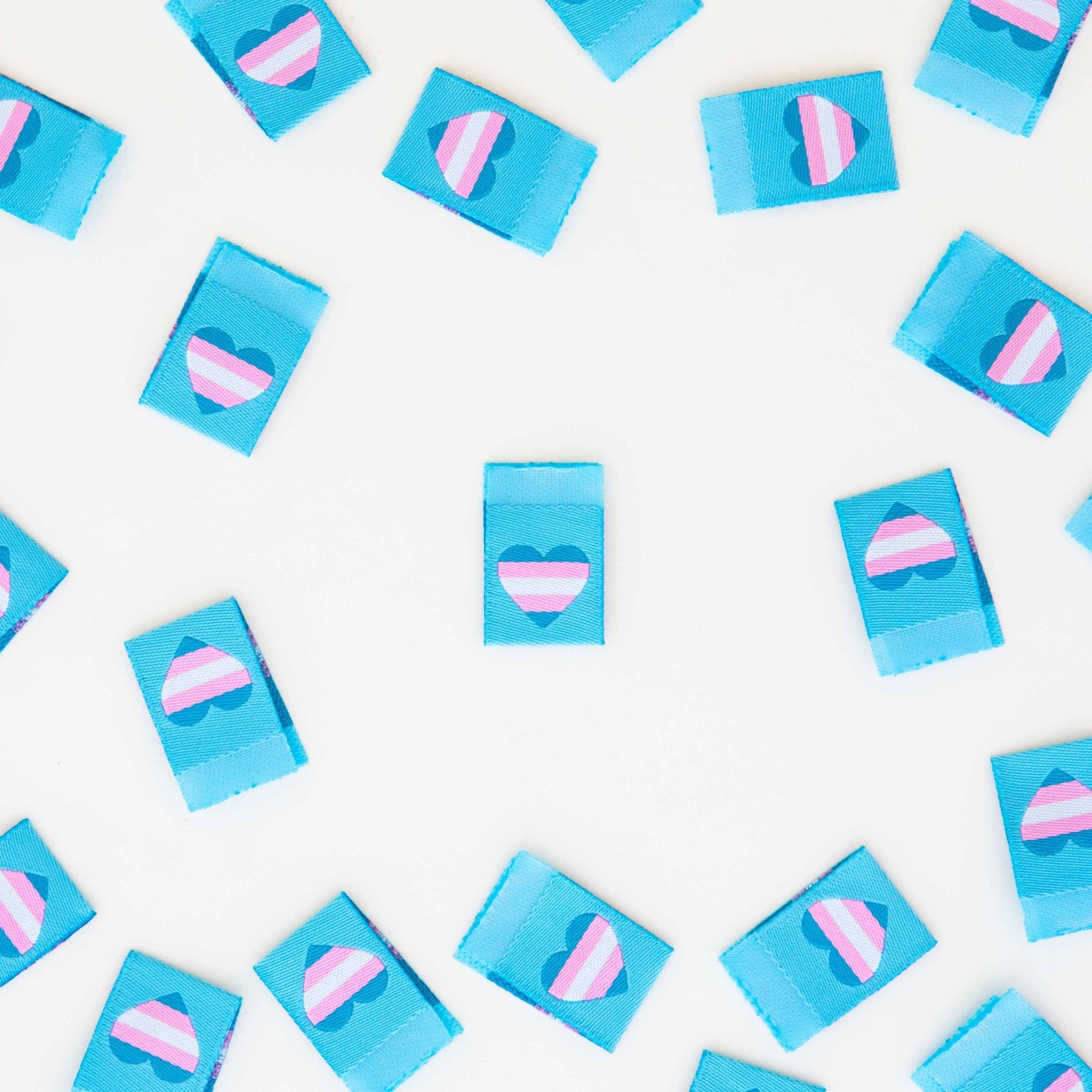 webetiketten | sarah hearts | herzen blau - lila - floydthefox