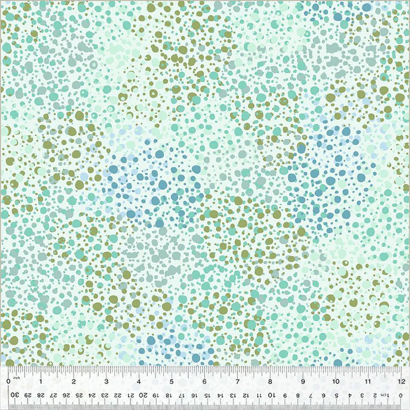 windham | 108" überbreiter rückseitenstoff | splatter dots mint - floydthefox