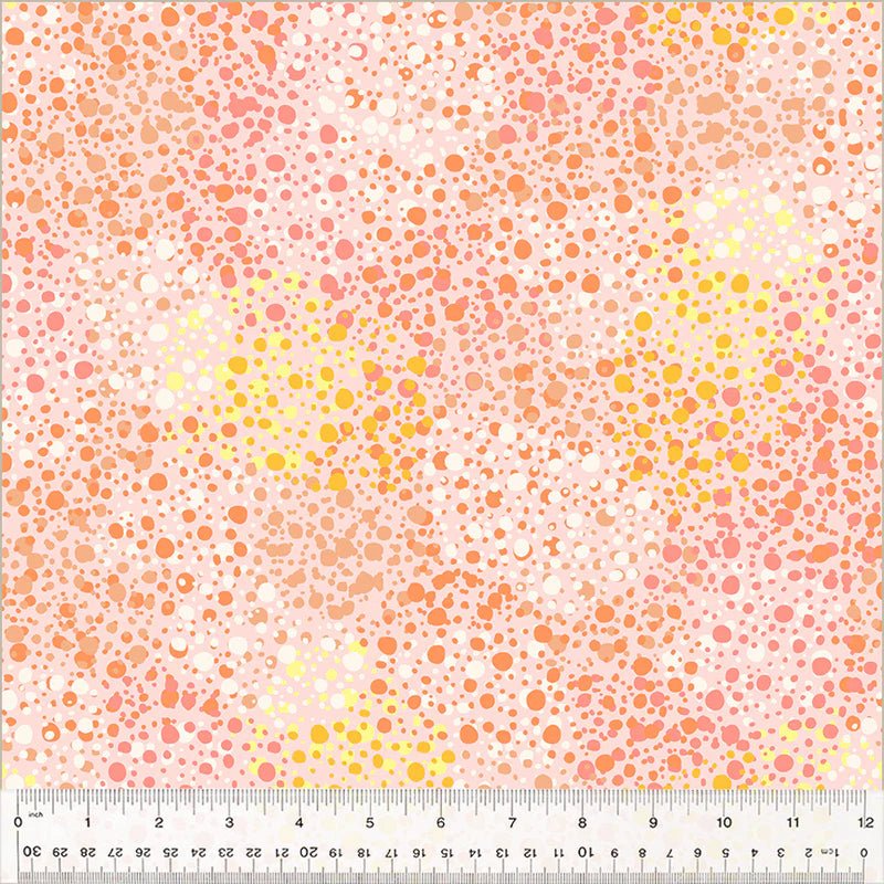 windham | 108" überbreiter rückseitenstoff | splatter dots peach - floydthefox